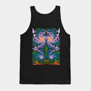 Wild Fiber IV. Colorful Abstract Art Tank Top